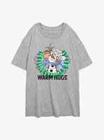 Disney Frozen Warm Hugs Girls Oversized T-Shirt