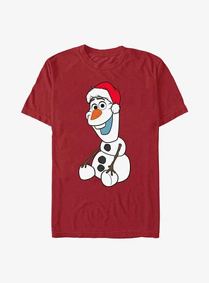 Disney Frozen Olaf Santa Hat T-Shirt