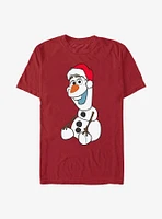 Disney Frozen Olaf Santa Hat T-Shirt