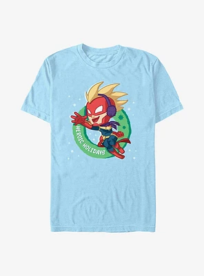 Marvel Captain Heroic Holidays T-Shirt