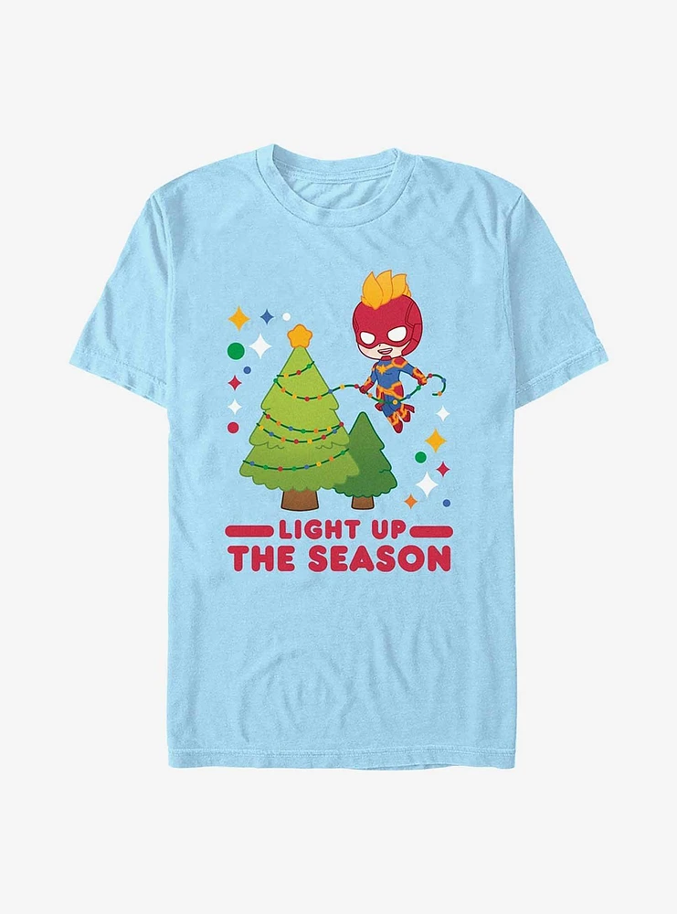 Marvel Captain Light Up The Season T-Shirt