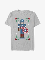 Marvel Captain America Mistletoe Framed T-Shirt