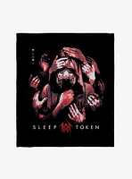 Sleep Token Grabbing Hands Throw Blanket