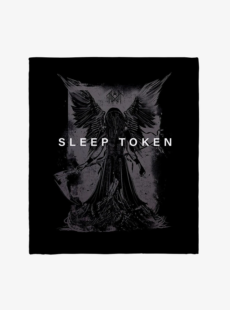 Sleep Token Take Me Back To Eden Throw Blanket