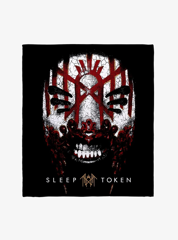 Sleep Token Vessel Mask Throw Blanket