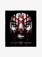 Sleep Token Vessel Mask Throw Blanket