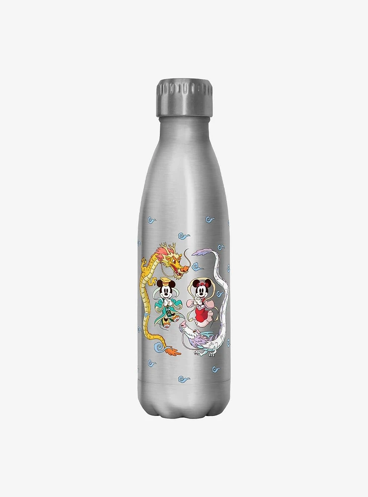 Disney Mickey Mouse Mickey Minnie And Dragons Water Bottle