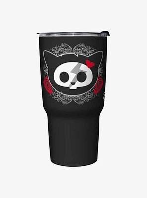 Skelanimals Bolt Of Roses Travel Mug