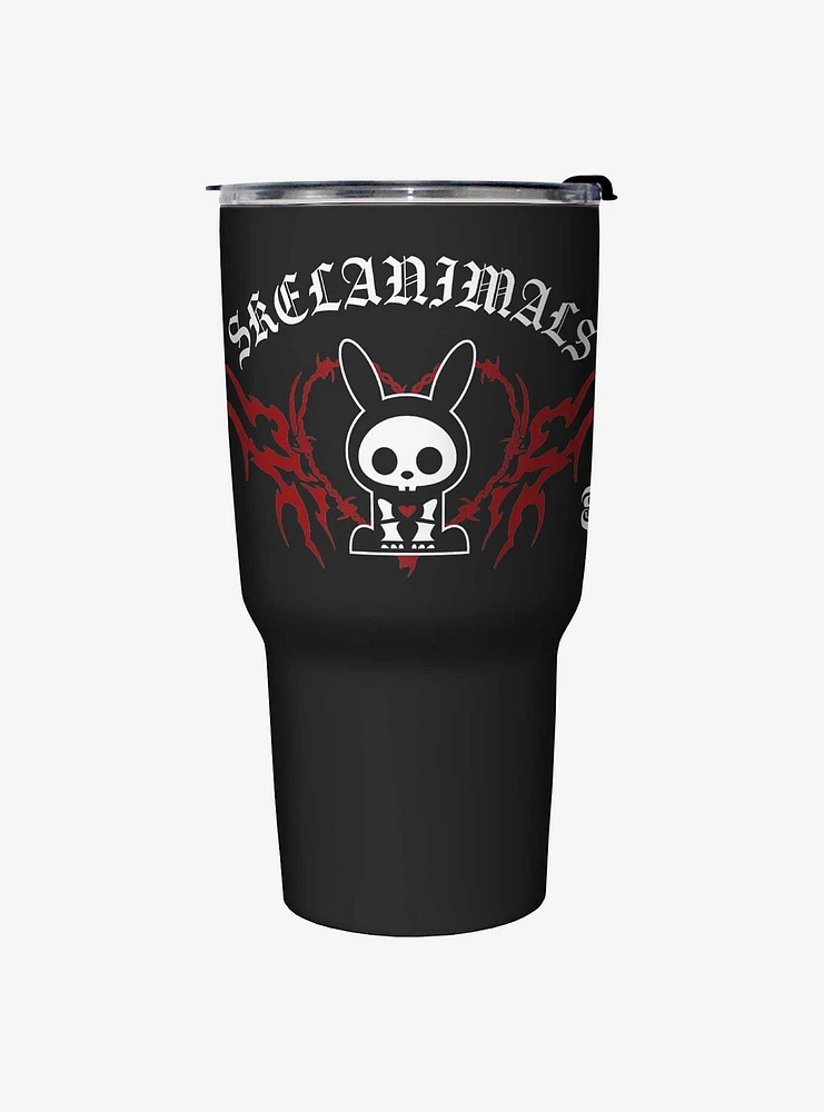 Skelanimals Tattoo Bunny Travel Mug