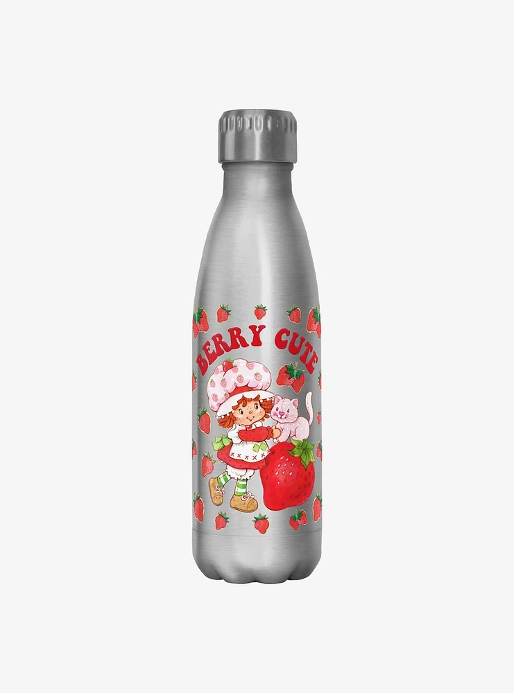 Strawberry Shortcake Berry Cute Retro Arch Water Bottle