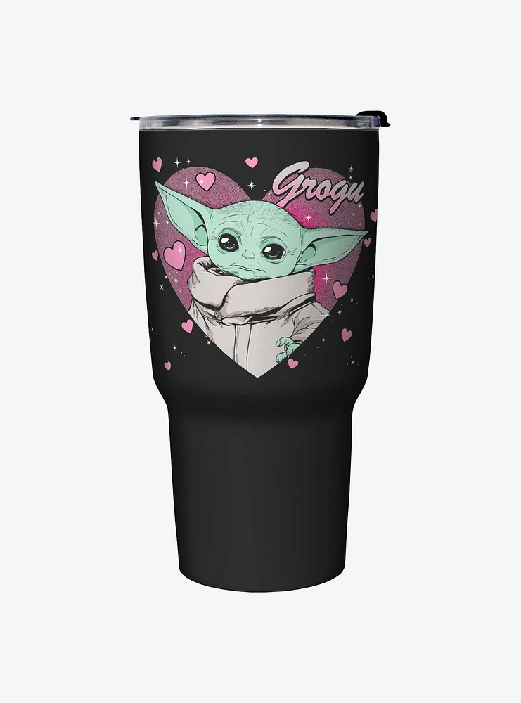 Star Wars The Mandalorian Grogu Valentine Travel Mug