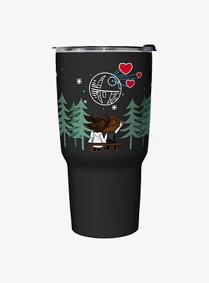 Star Wars Leia and Han Death Star Heart Travel Mug