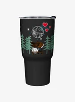 Star Wars Leia and Han Death Star Heart Travel Mug