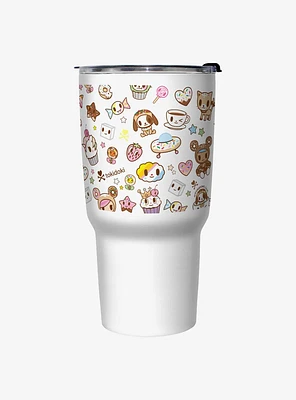 Tokidoki Toki Donutella Pattern Travel Mug