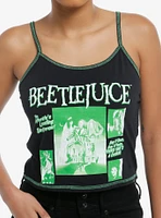 Beetlejuice Collage Contrast Stitch Girls Cami