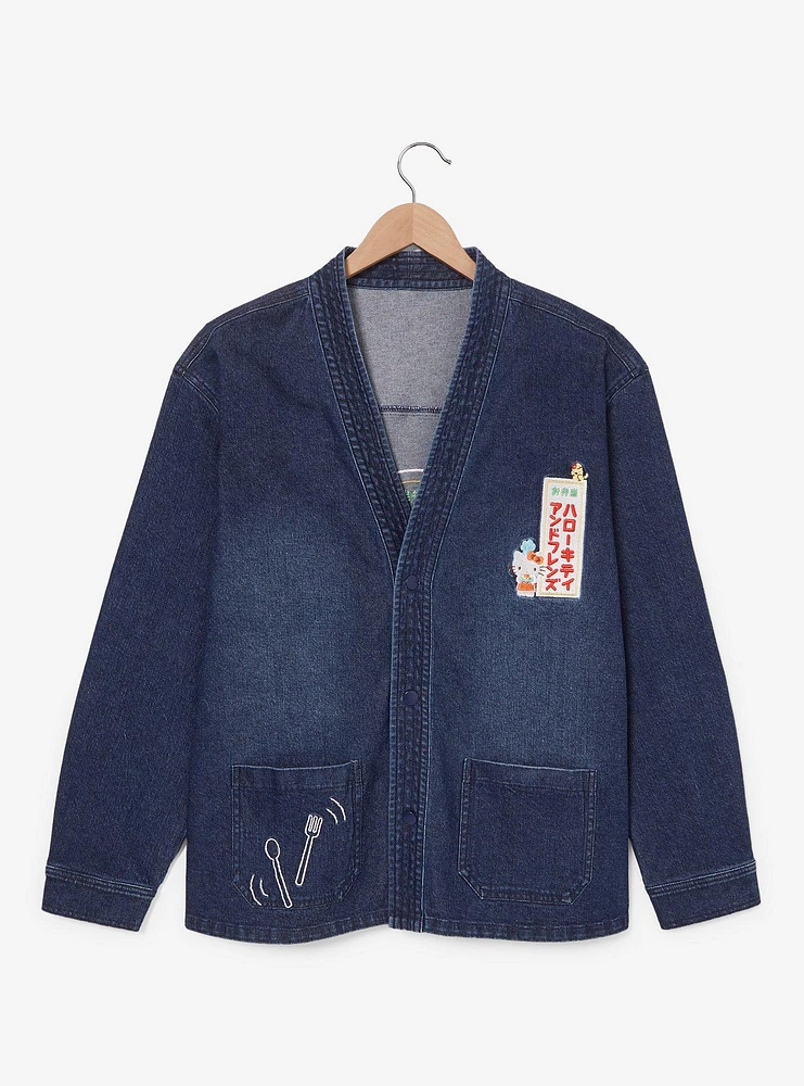Sanrio Hello Kitty and Friends Bento Box Kimono Denim Jacket - BoxLunch Exclusive