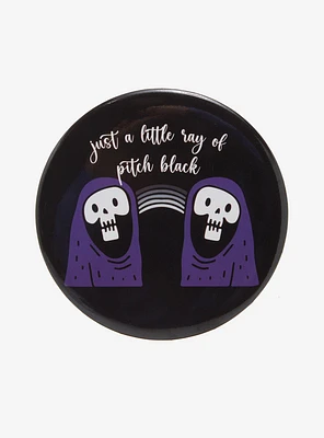 Ray Of Pitch Black 3 Inch Button