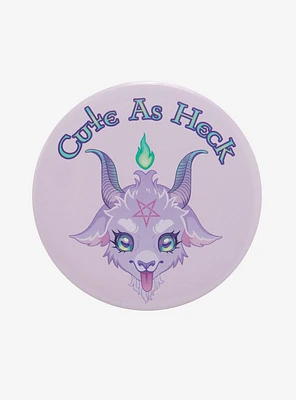 Cute As Heck Baphomet 3 Inch Button