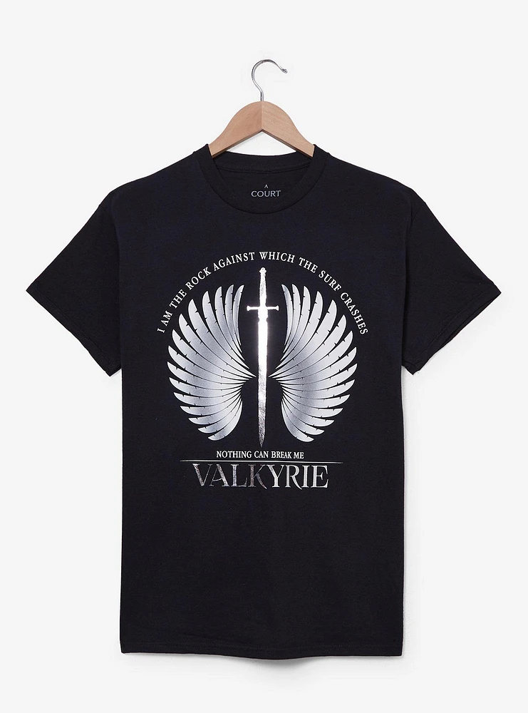 A Court of Thorns and Roses Valkyrie Silver Symbol Women's T-Shirt