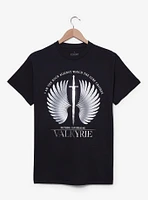 A Court of Thorns and Roses Valkyrie Silver Symbol Women's T-Shirt