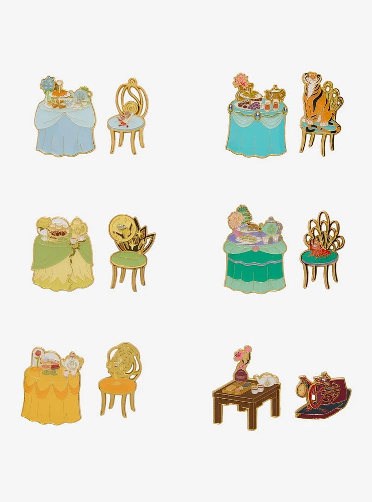 Disney Princess Tea Party Blind Box Enamel Pin Set — BoxLunch Exclusive