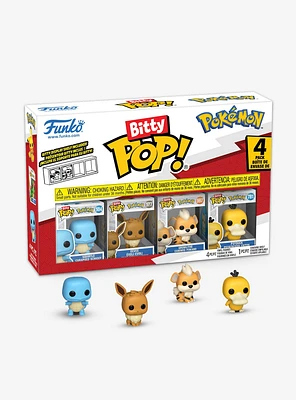 Funko Bitty Pop! Pokémon Squirtle & Friends Mini Vinyl Figure Set