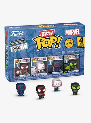 Funko Bitty Pop! Marvel Spider-Man Miles Morales & Friends Mini Vinyl Figure Set