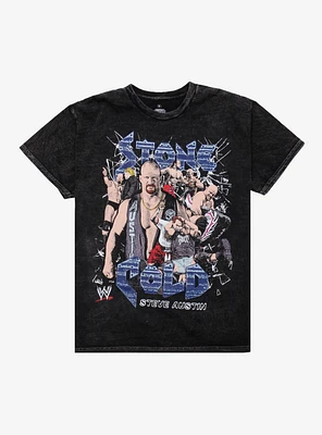 WWE Stone Cold Steve Austin Mineral Wash T-Shirt