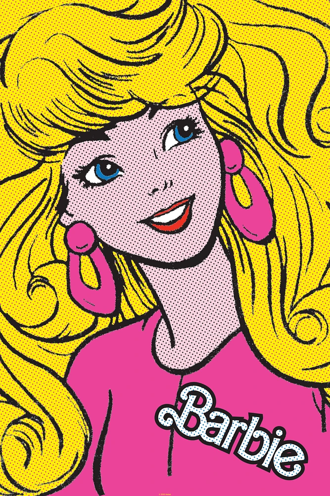 Barbie Big Hair Poster