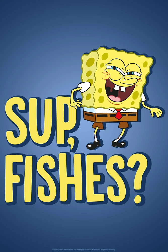 Spongebob Squarepants Sup, Fishes Poster