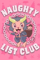 Krampus Naughty List Club Poster