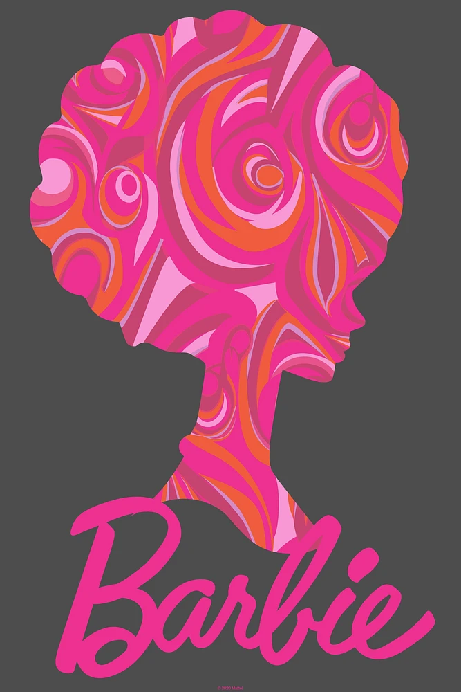 Barbie: Afro Barbie Silhouette Pattern Poster