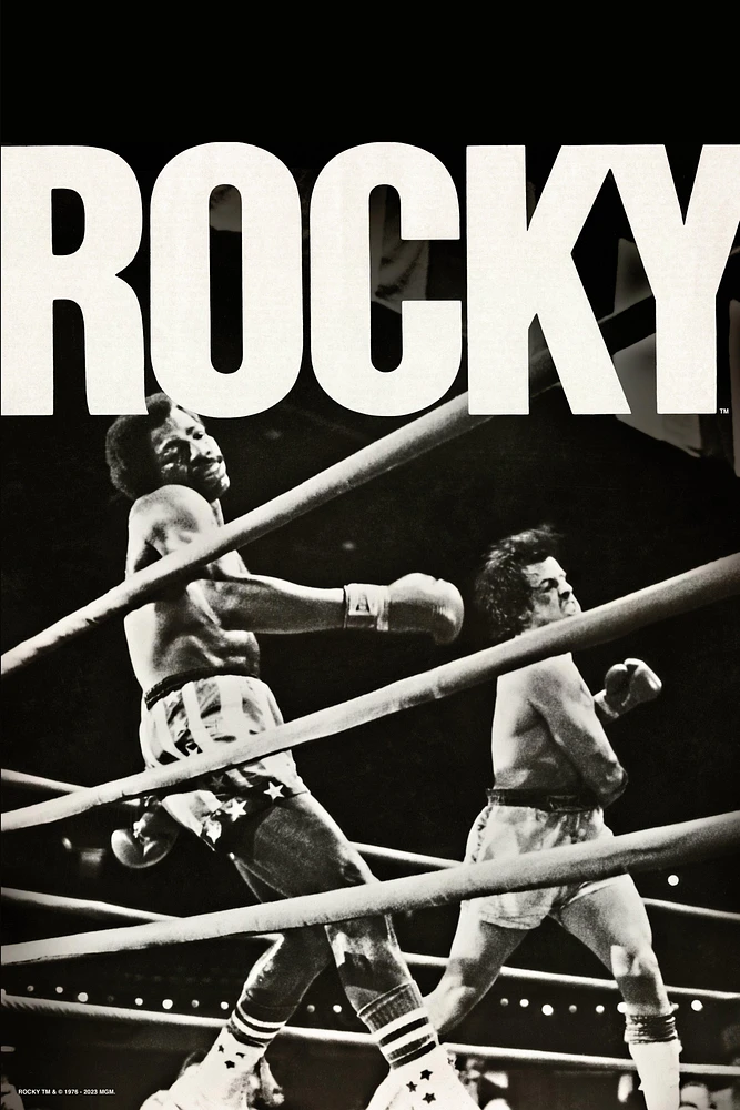 Rocky Apollo Creed K.O. Poster