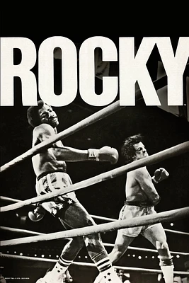 Rocky Apollo Creed K.O. Poster