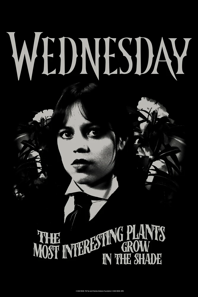 Wednesday The Most Interesting Plants Grow In The Shade Poster