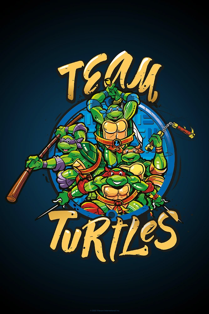 Teenage Mutant Ninja Turtles Team Turtles Poster