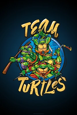 Teenage Mutant Ninja Turtles Team Turtles Poster