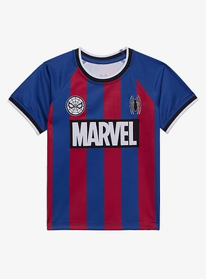 Marvel Spider-Man Striped Toddler Soccer Jersey