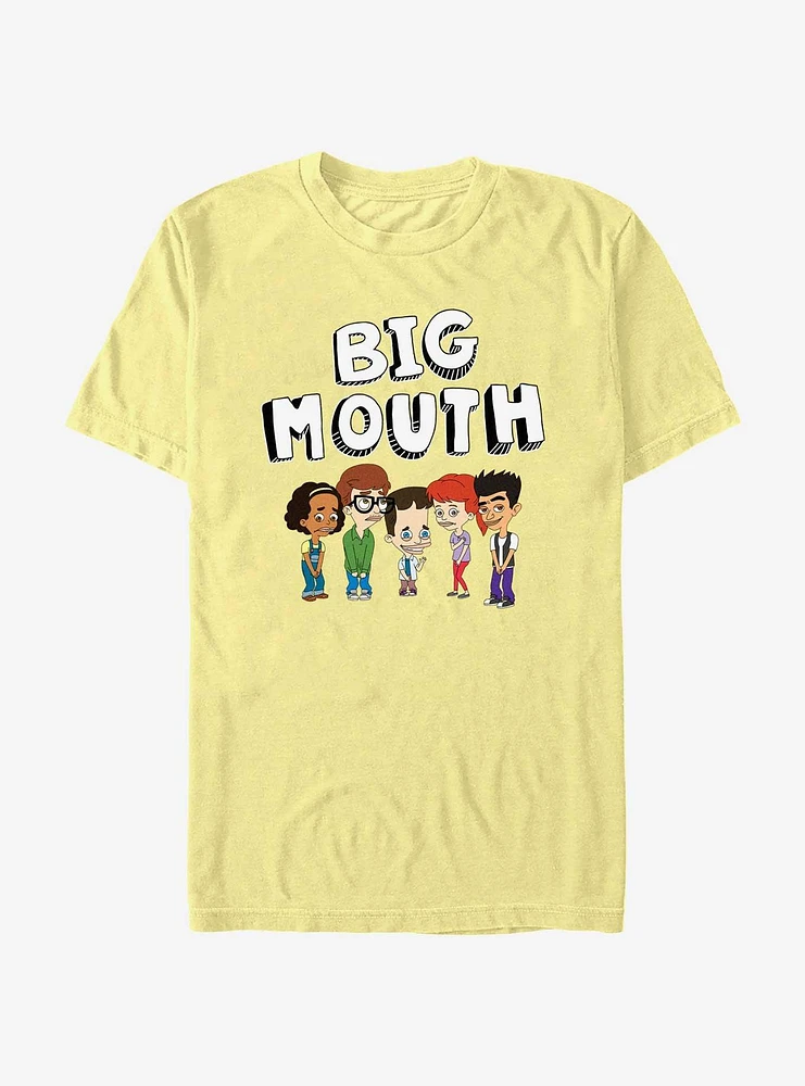 Big Mouth Logo And Characters Extra Soft T-Shirt