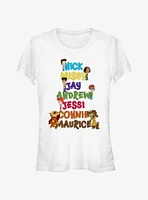 Big Mouth Text Stack Girls T-Shirt