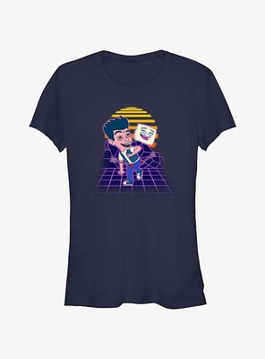 Big Mouth Jay Vaporwave Girls T-Shirt