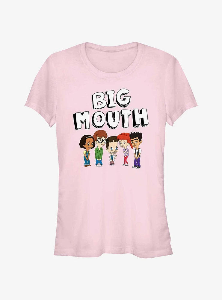 Big Mouth Logo And Characters Girls T-Shirt