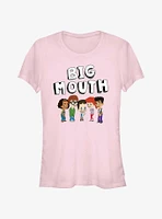 Big Mouth Logo And Characters Girls T-Shirt