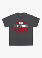 The Offspring Red Skull Boyfriend Fit Girls T-Shirt