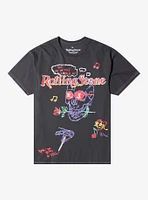 Rolling Stone Magazine Doodles Relaxed Fit Girls T-Shirt