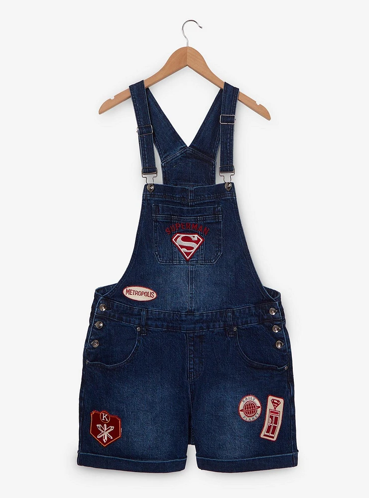 DC Comics Superman Icons Women's Plus Short Overalls