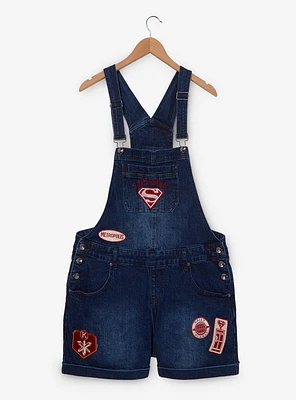 DC Comics Superman Icons Women's Plus Short Overalls