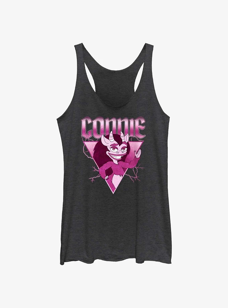 Big Mouth Connie Metal Trngl Girls Raw Edge Tank