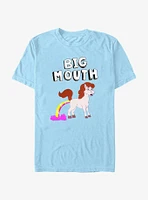 Big Mouth Horse Rainbow With Logo T-Shirt