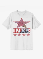 INXS Stars Boyfriend Fit Girls T-Shirt